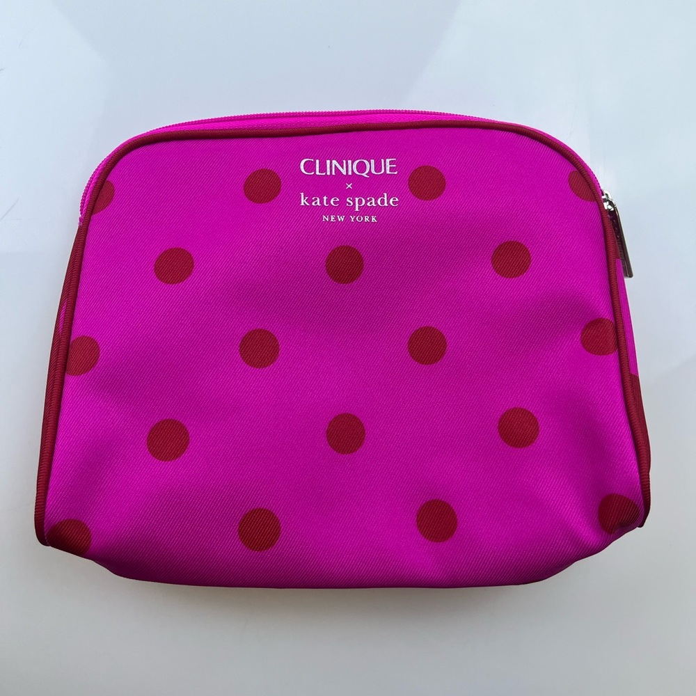 Clinique x Kate Spade New York Polka Cosmetic Bag N217-23